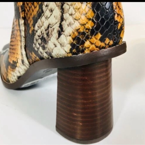 Gibson Latimer Multicolor Snakeskin Ankle Boots - Picture 3 of 13